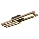 Globo 67266D LED Deckenleuchte Illa 1x20W | 850lm | 3000K - opal, braun, schwarz
