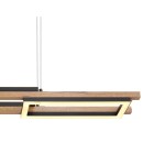 Globo 67266H LED Deckenleuchte Illa 1x30W | 1000lm | 3000K - opal, braun, schwarz