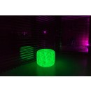 Immax 08222L LED Außen aufblasbarer Hocker mit LED-Hintergrundbeleuchtung 50 cm | RGB - IP44, Fernbedienung