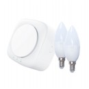 Immax Neo 07043C Set Lampen und Brücke Smart 2x3,5W | E14 - RGB, dimmbar