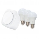 Immax Neo 07043F Set Lampen und Bridge Smart Tender 3x8,5W | E27 - ZigBee 30, dimmbar