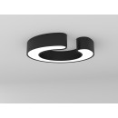 Immax 07133 LED-Deckenleuchte Céčko 1x43w | 3150lm | 2700K-6500K - Lichttemperatur, dimmbar, matt schwarz