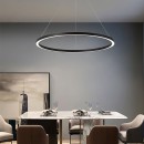 Immax 07158-B80 LED Pendelleuchte Neo Fino 1x60W | 4200lm | 2700-6500K - dimmbar, Fernbedienung, intelligent, schwarz