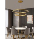 Immax 07158-G80-60 LED Pendelleuchte Neo Fino 1x93W | 6975lm | 2700-6500K - Dimmbar, Fernbedienung, Smart, Gold