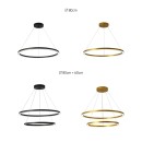 Immax 07158-G80-60 LED Pendelleuchte Neo Fino 1x93W | 6975lm | 2700-6500K - Dimmbar, Fernbedienung, Smart, Gold