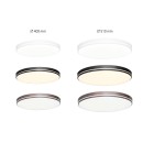 Immax NEO LITE 07148-B40 LED-Deckenleuchte Areas 1x24W | 1680lm | 2700-6500K - Dimmable, Fernbedienung, WiFi, schwarz