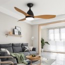 Immax 07141-B LED-Deckenventilator Vento 1x18W | 1500lm | 3000-4000-6000K - schwarz, braun
