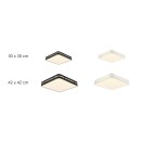 Immax 07154-B42 LED Deckenleuchte Perfecto 1x48W | 2800lm | 2700-6500K - intelligent, Fernbedienung, dimmbar, schwarz