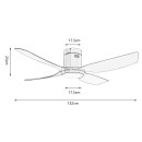 Immax NEO LITE 07283L LED Ventilator mit Licht PURE  integrierte LED-Quelle