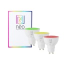Immax NEO 07724C LED Set 3XZA Smart Lampe 3X5,5W | Gu10 | 1050lm | 2700-6500K | CCT | RGB - dimmbar, WiFi, Tuya, weiß
