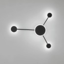 Luce Ambiente Design ETERE-PL3 NER LED Deckenleuchte ETERE | 12W integrierte LED-Quelle | schwarz