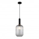 Italux PND-5588-1L-BK+CL Antiola | 40W E27