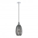 Italux PND-8002-1B GR Pendelleuchte Rodez 1x60W | E27 - chrom, grau