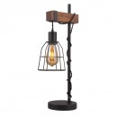 Italux TB-4793-1-L Tischleuchte Reda 1x40W | E27 - schwarz, matt