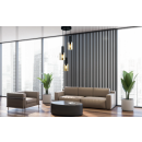 Italux PND-5581-3A-BK+AMB Sardo | 40W E27