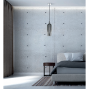 Italux PND-8002-1A GR Pendelleuchte Rodez 1x60W | E27 - chrom, grau