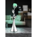 Globo 28112 LED dekorative Tischlampe - Rose Jimmy 3xAAA | RGB-Silber