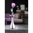 Globo 28112 LED dekorative Tischlampe - Rose Jimmy 3xAAA | RGB-Silber