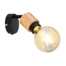 Globo 54031-1 Wandleuchte Jorna 1x40W | E27 - braun, schwarz