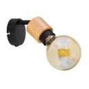 Globo 54031-1 Wandleuchte Jorna 1x40W | E27 - braun, schwarz