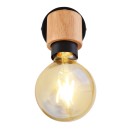 Globo 54031-1 Wandleuchte Jorna 1x40W | E27 - braun, schwarz