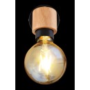 Globo 54031-1 Wandleuchte Jorna 1x40W | E27 - braun, schwarz
