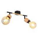 Globo 54031-2 Deckeneinbaustrahler Jorna 2x40W | E27 - braun, schwarz