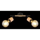 Globo 54031-2 Deckeneinbaustrahler Jorna 2x40W | E27 - braun, schwarz