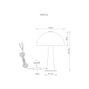 Globo 50670122 Tischlampe JULIA E14 | mit Schalter