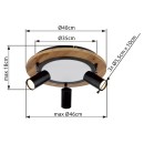 Globo 67307D LED Deckenleuchte KASSU  | 15W integrierte LED-Quelle | 1300lm | 3000K