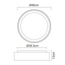 Globo 15924DS LED Deckenleuchte KEMP  | 45W integrierte LED-Quelle | 1600lm | 2700/4000/6000K