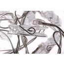 20 LED Klammern - muticolor