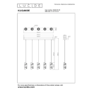 Lucide L134963502 LED Pendelleuchte KLIGANDE  | 5x7,8W integrierte LED-Quelle | 5x620lm | 2700K