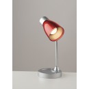 Luce Ambiente Design LDT055ARK-ROSSO Tischlampe ARC E14 | mit Schalter