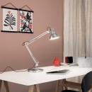 Luce Ambiente Design LDT-ARTIFEX-NIK Tischlampe ARTIFEX | 1×60W E27 | mit Schalter