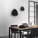 Luce Ambiente Design KLAPTON-PL65-NER LED Deckenleuchte KLAPTON | 58W integrierte LED-Quelle | schwarz