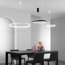 Luce Ambiente Design KLAPTON-S65-BCO LED Pendelleuchte KLAPTON | 58W integrierte LED-Quelle | Seilleuchte | weiß
