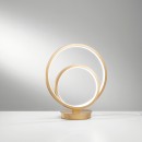 Luce Ambiente Design LIEVE-L-ORO LED Tischlampe LIEVE | 15W integrierte LED-Quelle | mit Schalter | gold