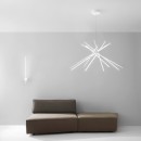 Luce Ambiente Design SHANGHAI-S8 BCO LED Pendelleuchte SHANGHAI | 56W integrierte LED-Quelle | Seilleuchte | weiß