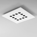 Luce Ambiente Design XICO-50X50  LED Deckenleuchte XICO | 3W integrierte LED-Quelle | weiß