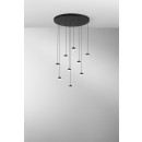 Luce Ambiente Design BASE-S-R9-NER LED Pendelleuchte BASE | 36W integrierte LED-Quelle | schwarz