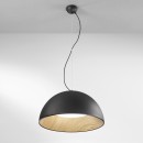 Luce Ambiente Design COCO-S50-NER  LED Pendelleuchte COCO | 40W integrierte LED-Quelle | Seilleuchte | schwarz