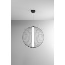 Luce Ambiente Design SEXTANT-S62 LED Pendelleuchte SEXTANT | 36W integrierte LED-Quelle | Seilleuchte | schwarz