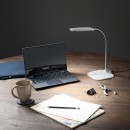 Luce Ambiente Design DARWIN-WHITE LED Tischlampe DARWIN | 4,80W integrierte LED-Quelle | mit Schalter | weiß