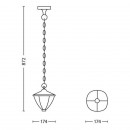 Philips LED Außen Hängeleuchte Robin 1x4,5W | 2700K | IP44