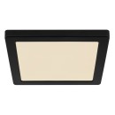 Globo 12380-18B LED Deckenleuchte Lasse 1x18W | 1400lm | 3000-4000-6500K - schwarz, opal