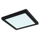 Globo 12380-18B LED Deckenleuchte Lasse 1x18W | 1400lm | 3000-4000-6500K - schwarz, opal