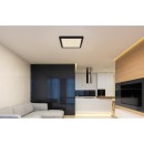 Globo 12380-24B LED Deckenleuchte Lasse 1x24W | 2000lm | 3000-4000-6500K - schwarz, opal