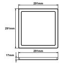 Globo 12380-24B LED Deckenleuchte Lasse 1x24W | 2000lm | 3000-4000-6500K - schwarz, opal
