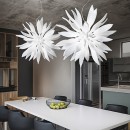 Ideal Lux 112 299 Anbauleuchte 6x40W Leaves | G9 - weiß